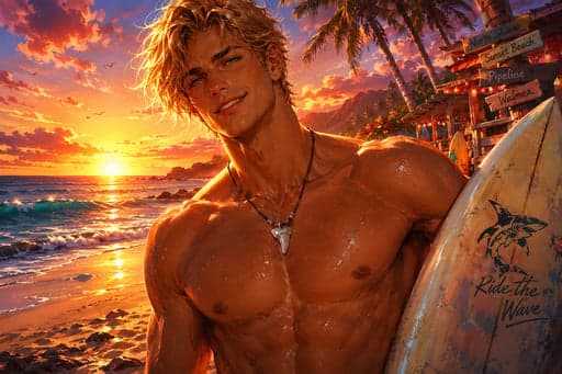 Luke Ryder || Charming Beach Boy 🌊