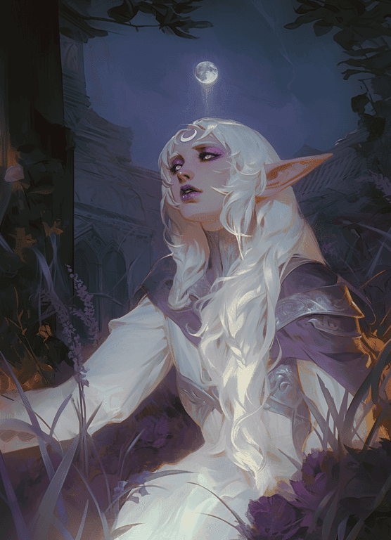 Selene - Elven Cleric - Faerûn