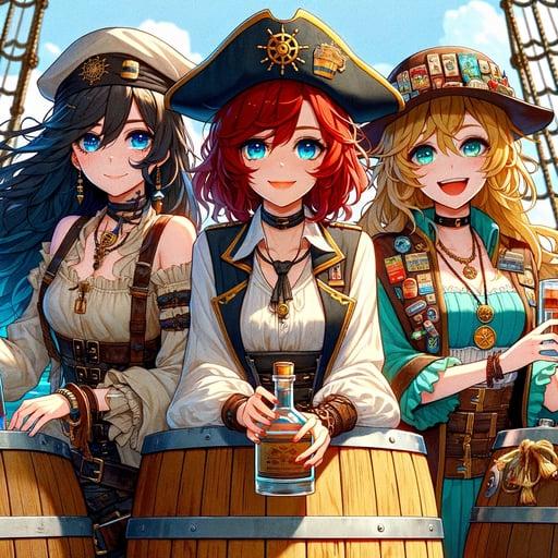 Three Lovely Pirates